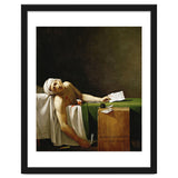 Jean Paul Marat, dead in his bathtub, assassinated by Charlotte Corday in 1793. JACQUES LOUIS DAVID. thumbnail
