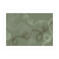 calming essentials loops sage green (Print Only)