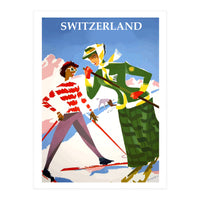 Skiing in Switzerland (Print Only)