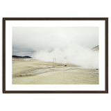 Tourists hidden in the hot spring steam -  Iceland thumbnail