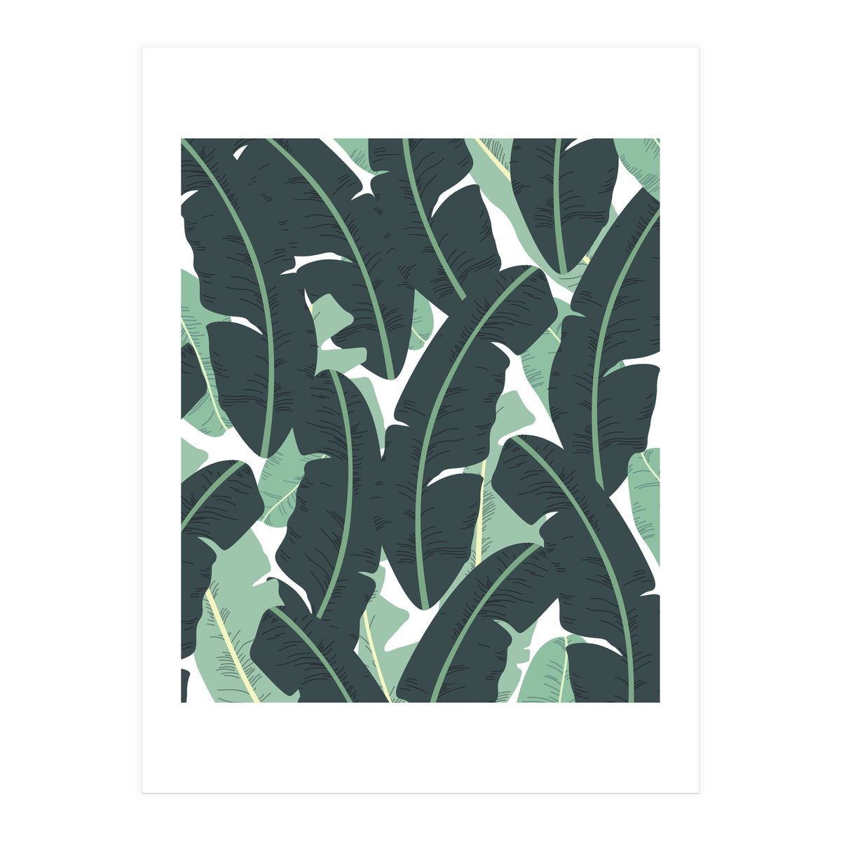 Banana Leaf Pattern (Print Only)