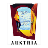 Austria Ski Track At The Door (Print Only) thumbnail