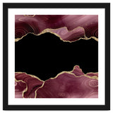 Burgundy & Gold Glitter Agate Texture 04 thumbnail