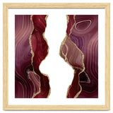 Burgundy & Gold Glitter Agate Texture 06 thumbnail