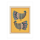 Striped Bird Pair II (Print Only) thumbnail