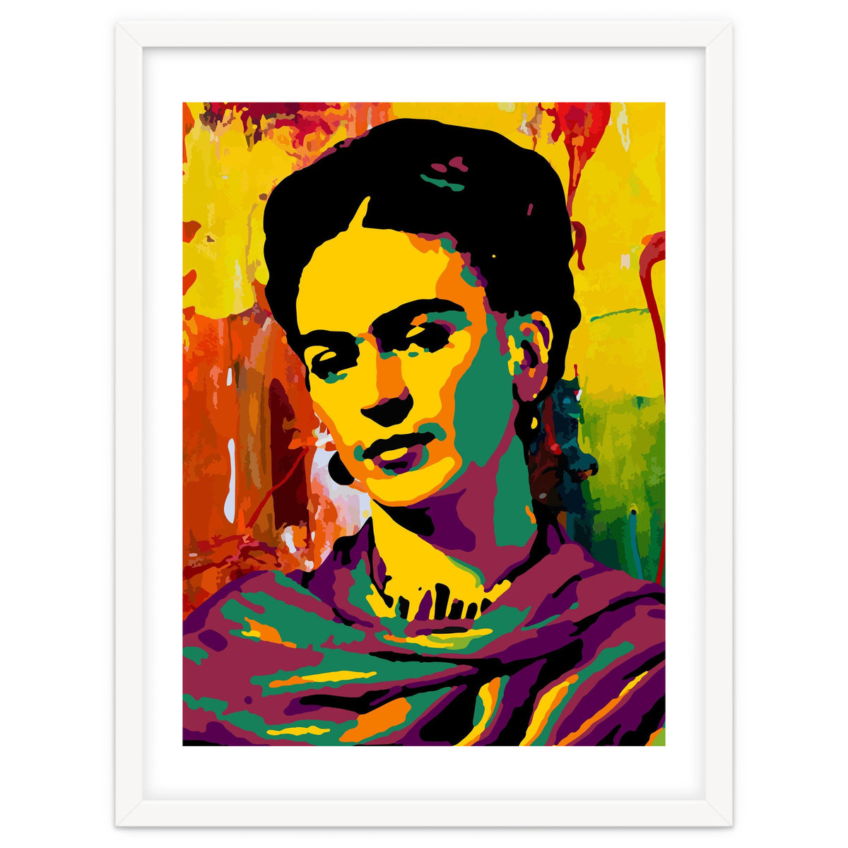 Frida Kahlo Abstract 3