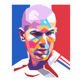 Zinedine Zidane art (Print Only) thumbnail