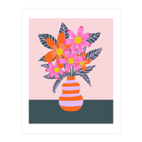 Colorful Flowers In a Vase (Print Only) thumbnail