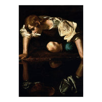 Caravaggio – Narcissus (ca. 1600) | Dramatic Baroque Masterpiece (Print Only)