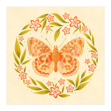 Retro Floral Butterfly (Print Only) thumbnail