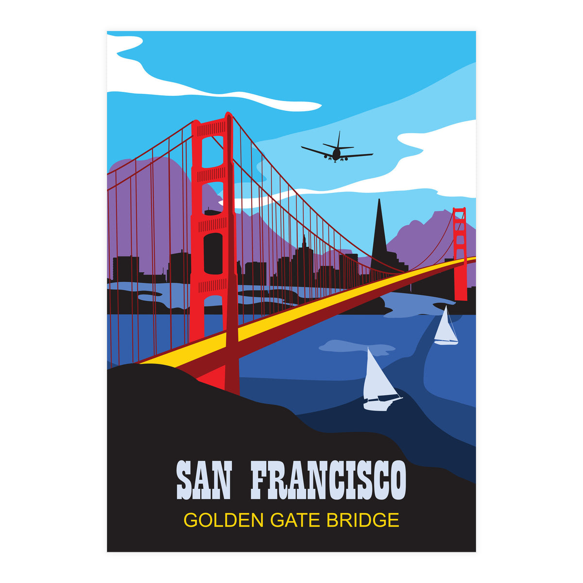 San Francisco, Golden Gate Bridge (Print Only)
