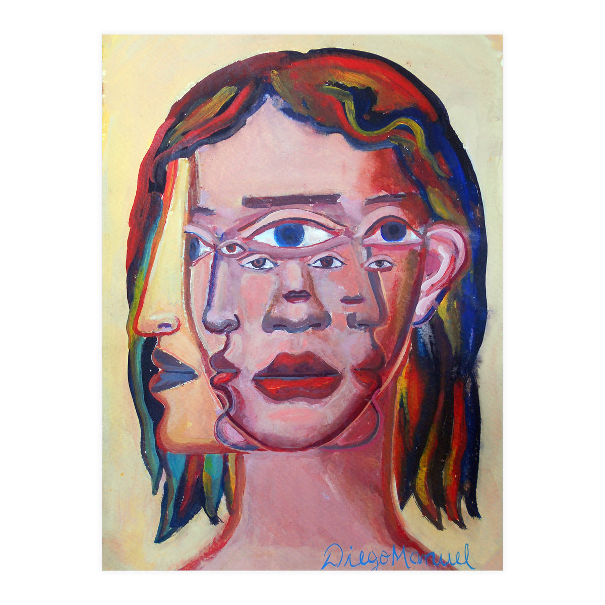 Cabeza De Mujer 8 (Print Only)