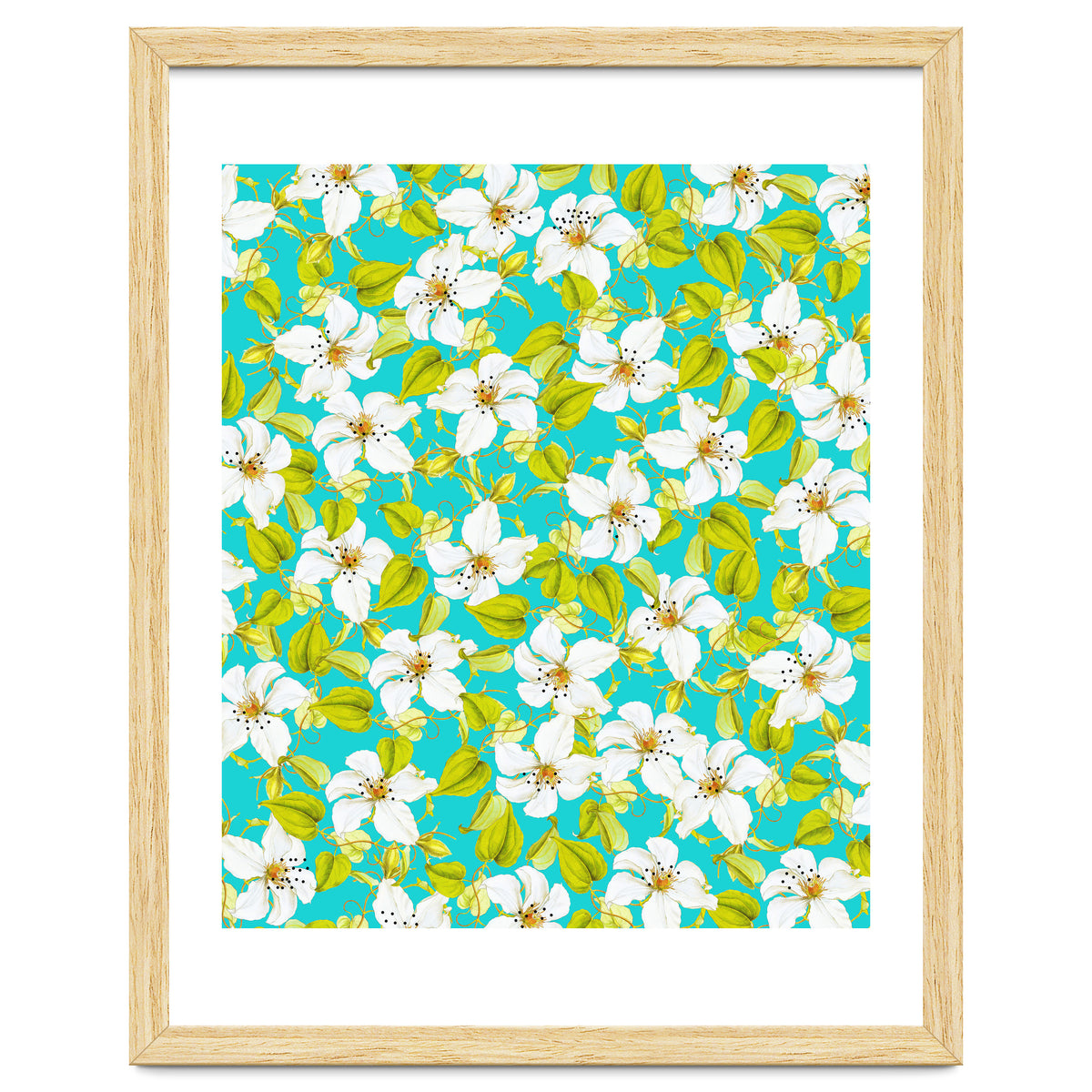White Floral #society6 #decor #pattern