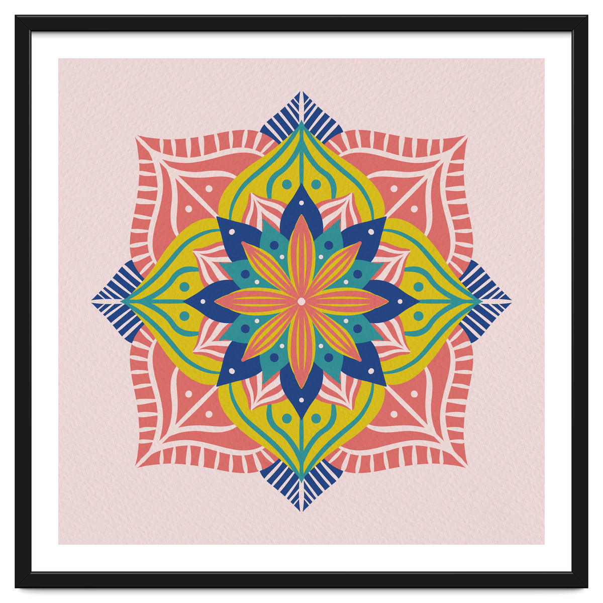 Colorful abstract mandala