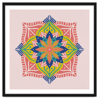 Colorful abstract mandala