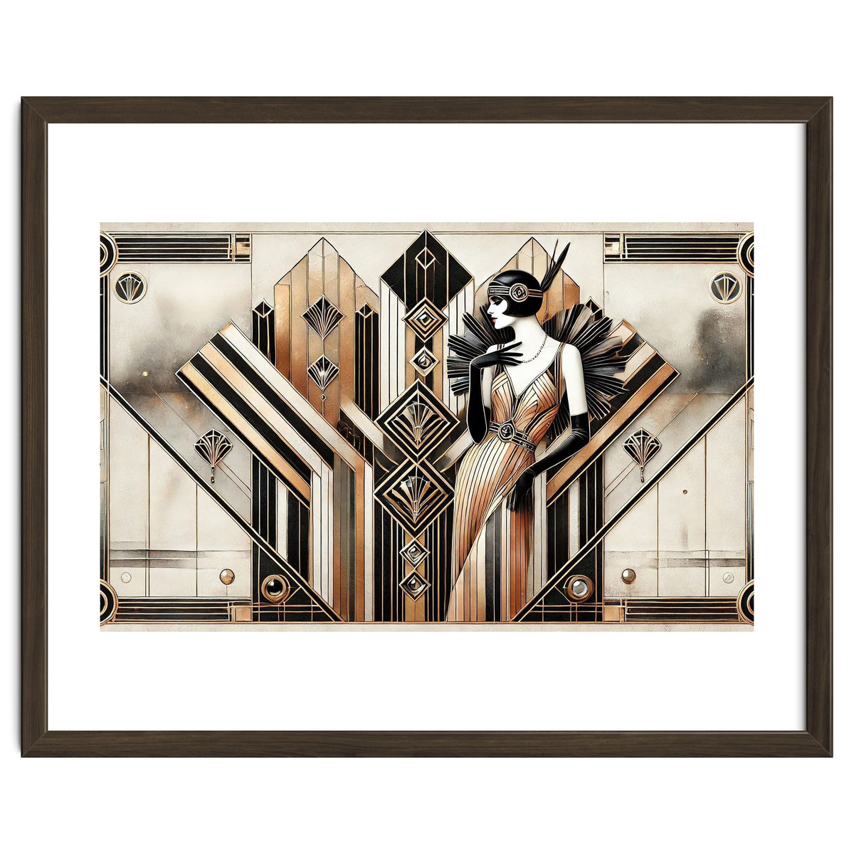 Gatsby Glamour Art Deco Scene