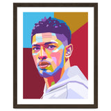 Jude Bellingham pop art portrait thumbnail