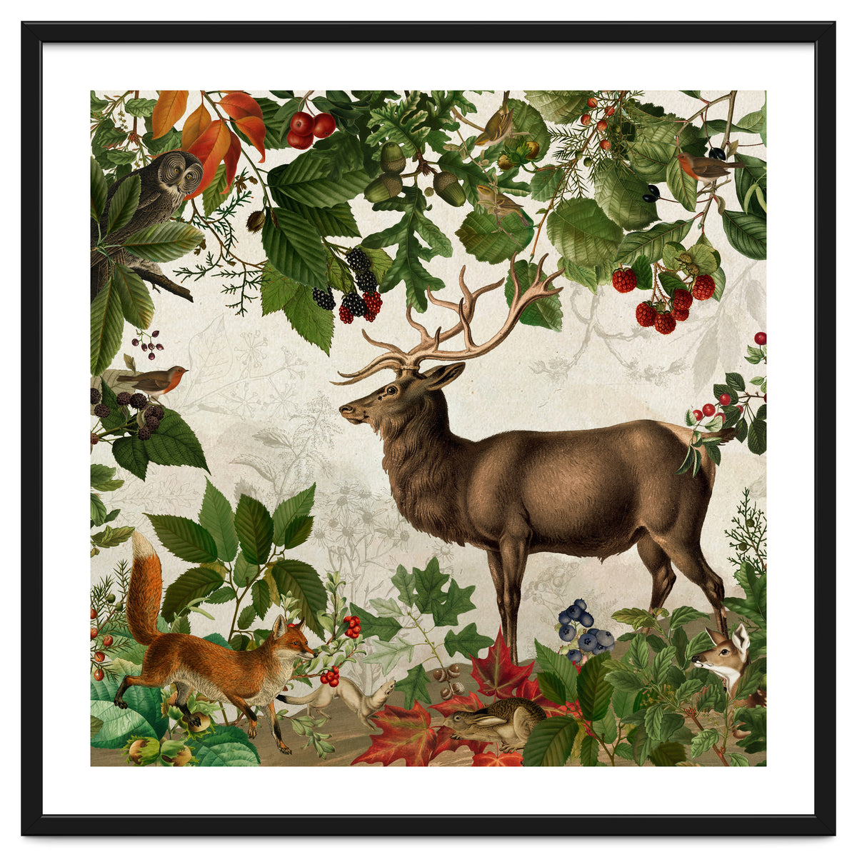 Nostalgic Autumn guardians of the forest 1