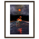 Flamingo and Red Moon thumbnail