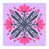 Magenta mandala flowers (Print Only) thumbnail