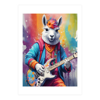 Lama Plays Guitar (Print Only)