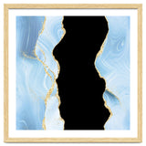 Blue & Gold Glitter Agate Texture 02 thumbnail