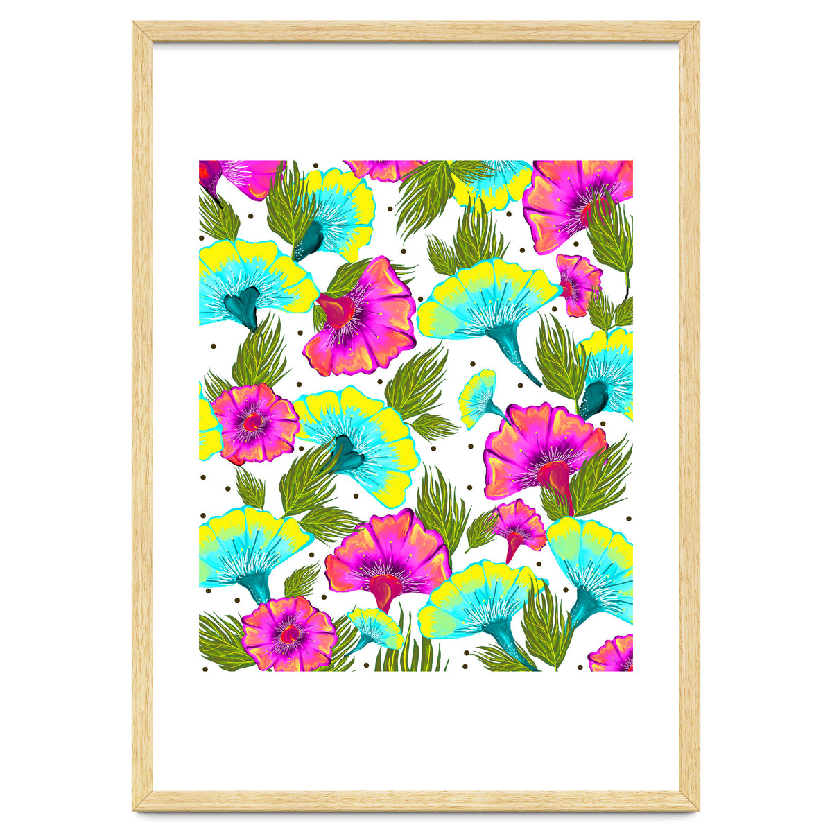 Ecstatic Floral #society6 #decor #buyart