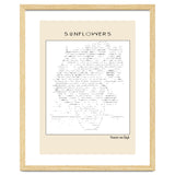 Sunflowers – Vincent van Gogh (1888) (ascii art) thumbnail