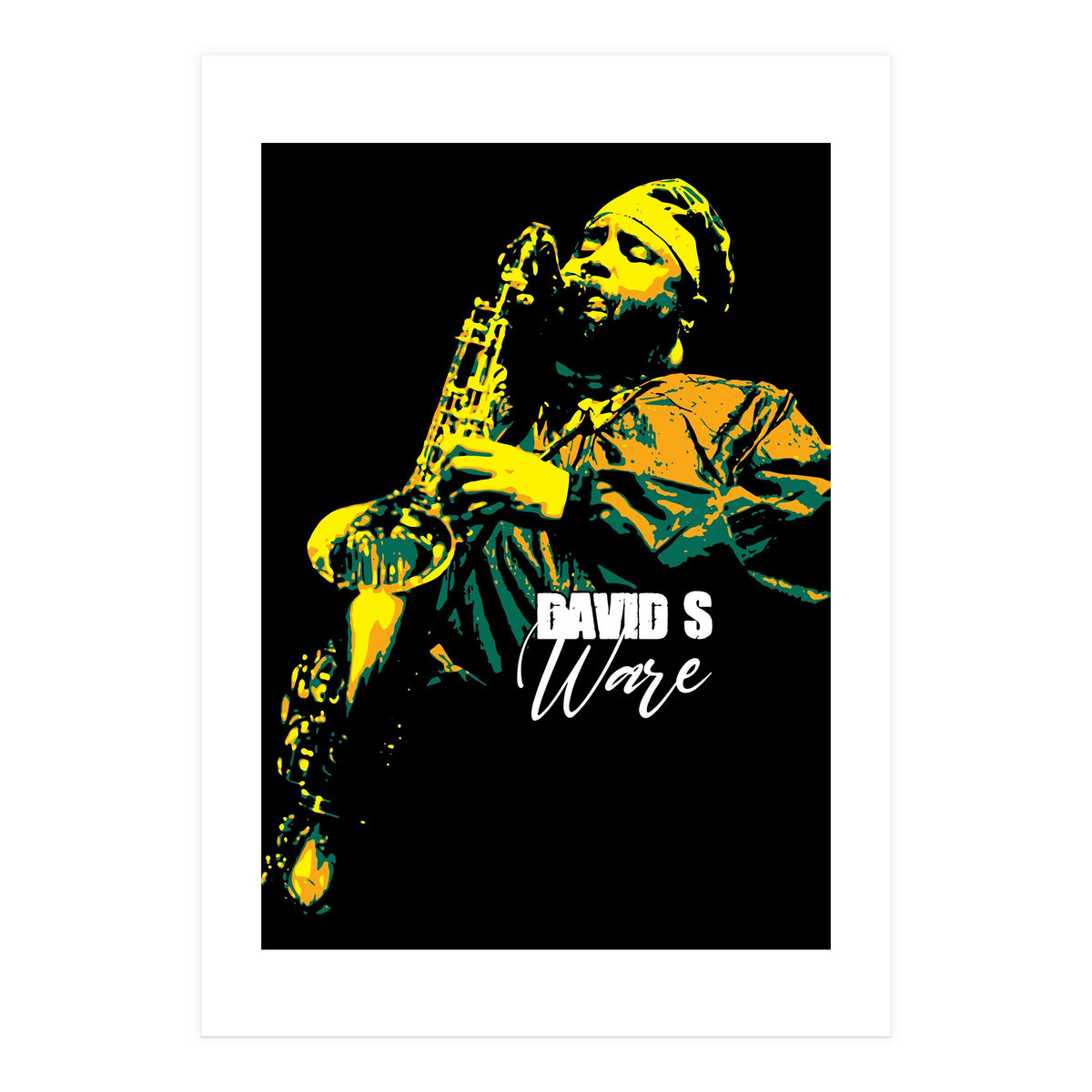 David S. Ware American Jazz Saxophonist (Print Only)