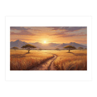 Golden Peak Sunset (Print Only)