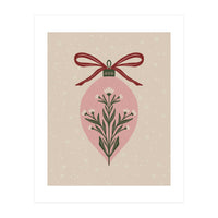 Christmas Floral Globe (Print Only)