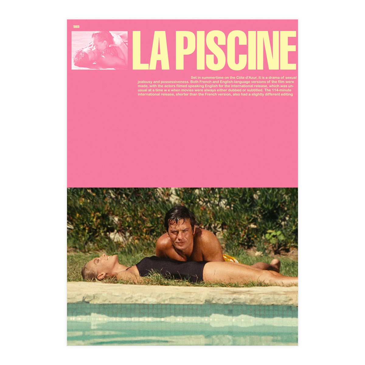 La Piscine Movie (Print Only)