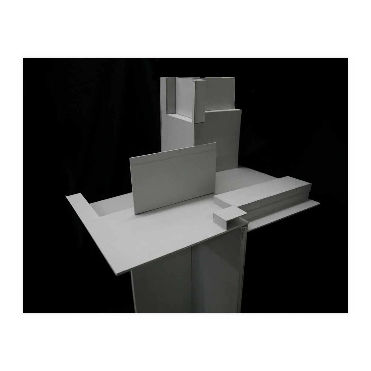 Architectural Model Grey Cardboard (Print Only)