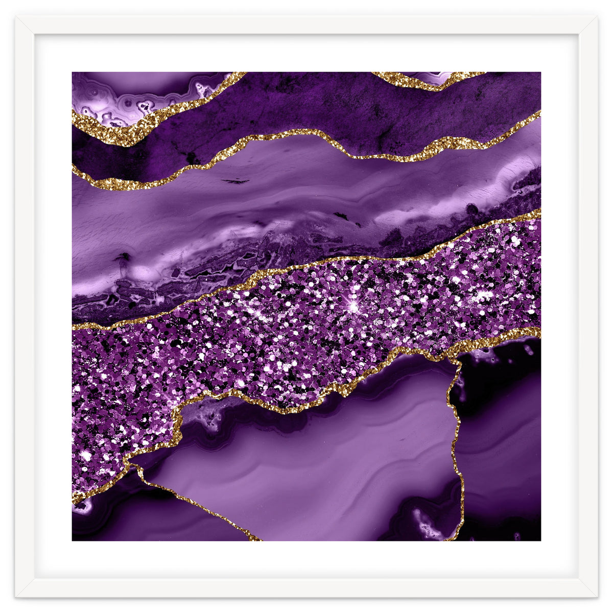 Agate Glitter Ocean Texture 02