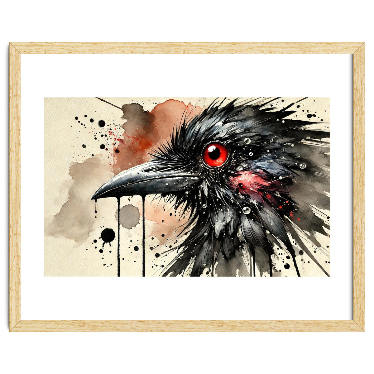 Dramatic Raven Portrait