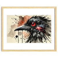 Dramatic Raven Portrait