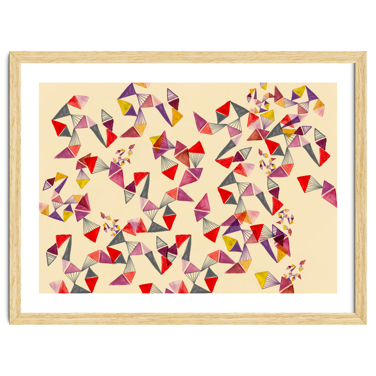 Watercolour Geometric Shapes