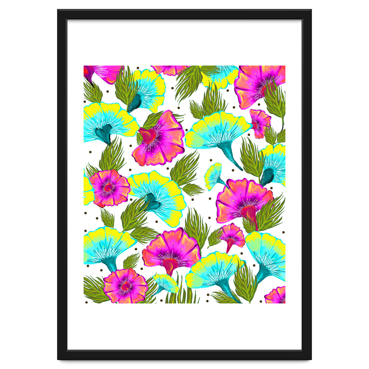 Ecstatic Floral #society6 #decor #buyart