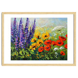 Radiant Summer Wildflower Meadow Oil Painting thumbnail