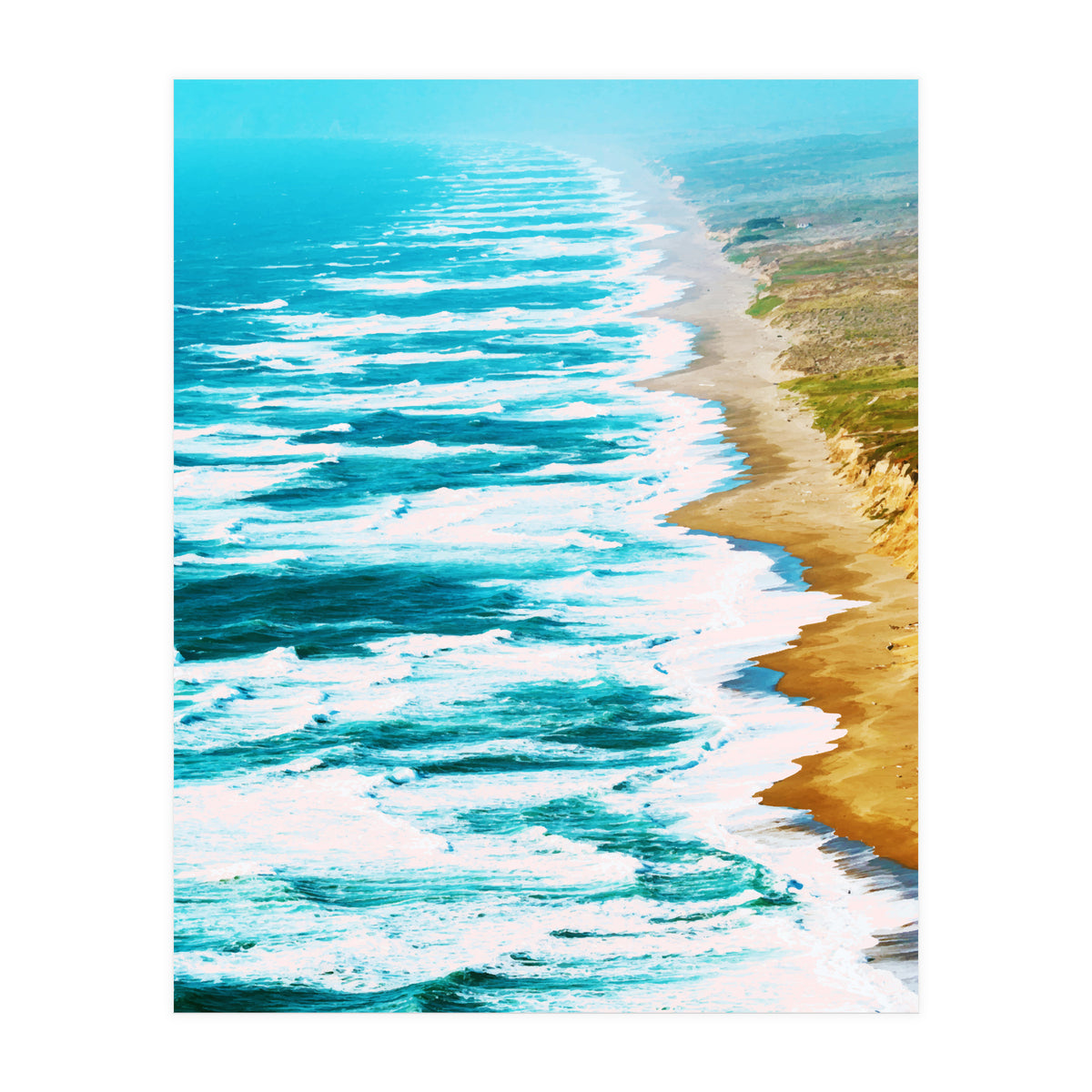 Live By The Sea #society6 #decor #buyart (Print Only)