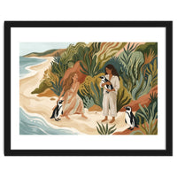 Penguin Friends By The Sea