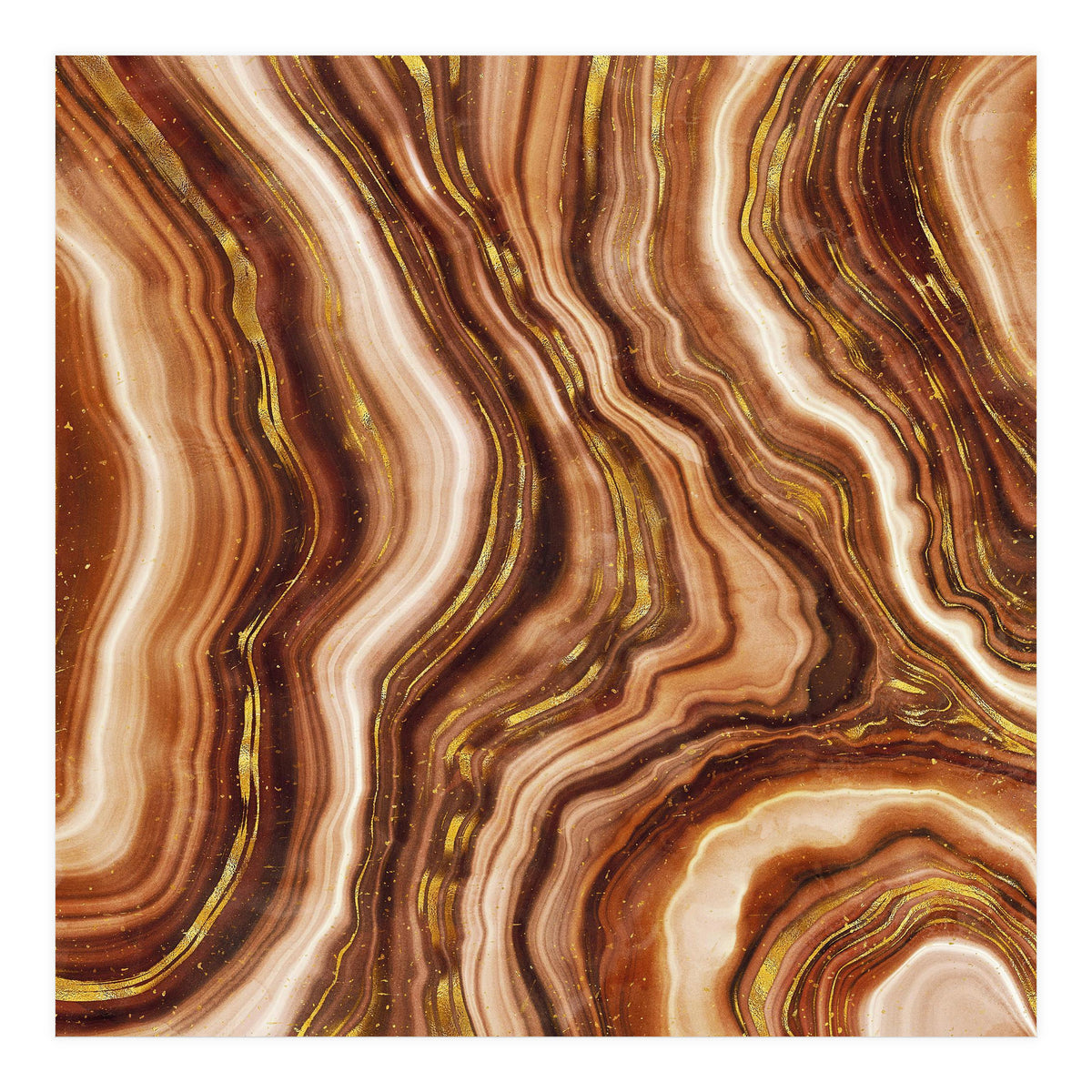 Golden Agate Texture 04 (Print Only)