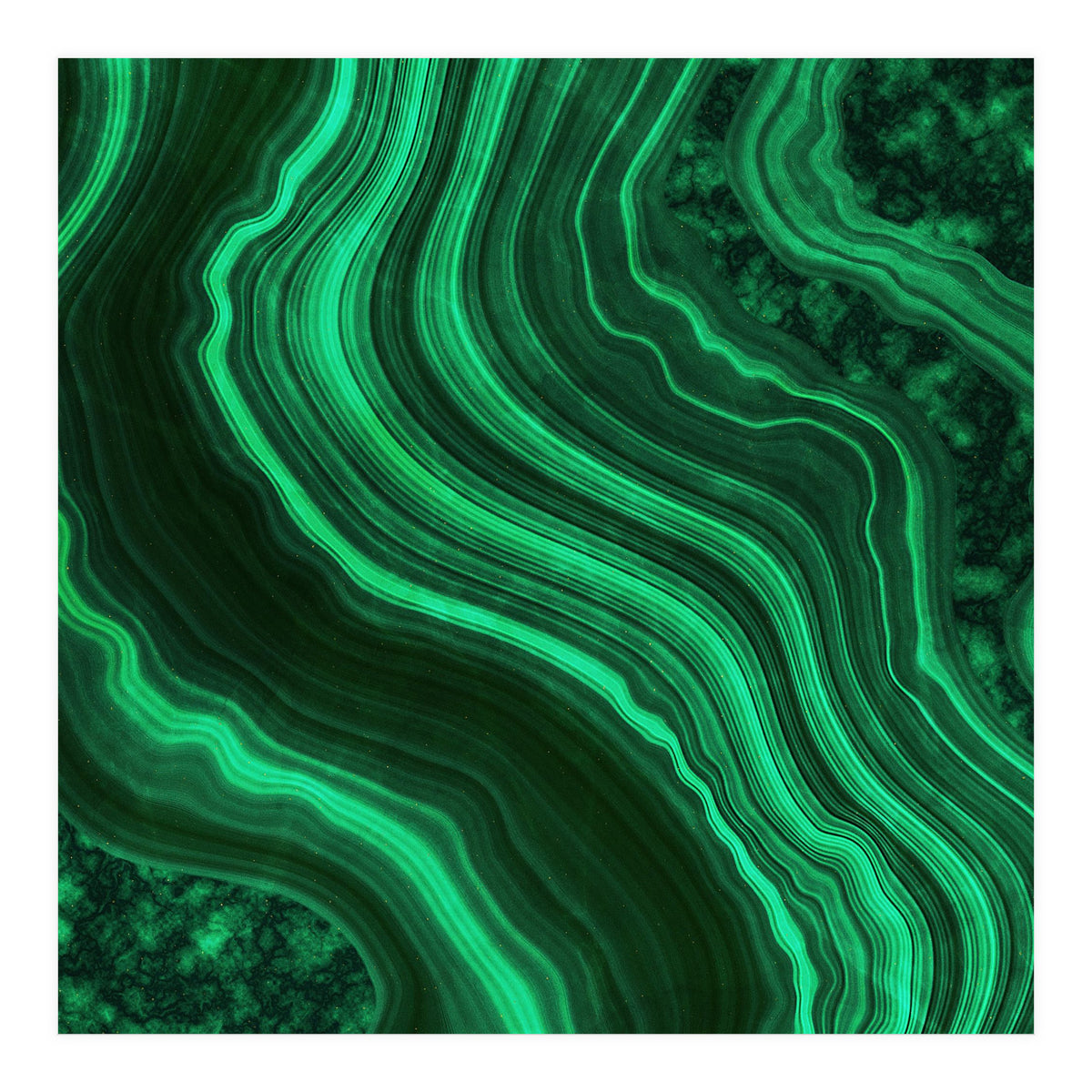 Malachite Texture 08 (Print Only)