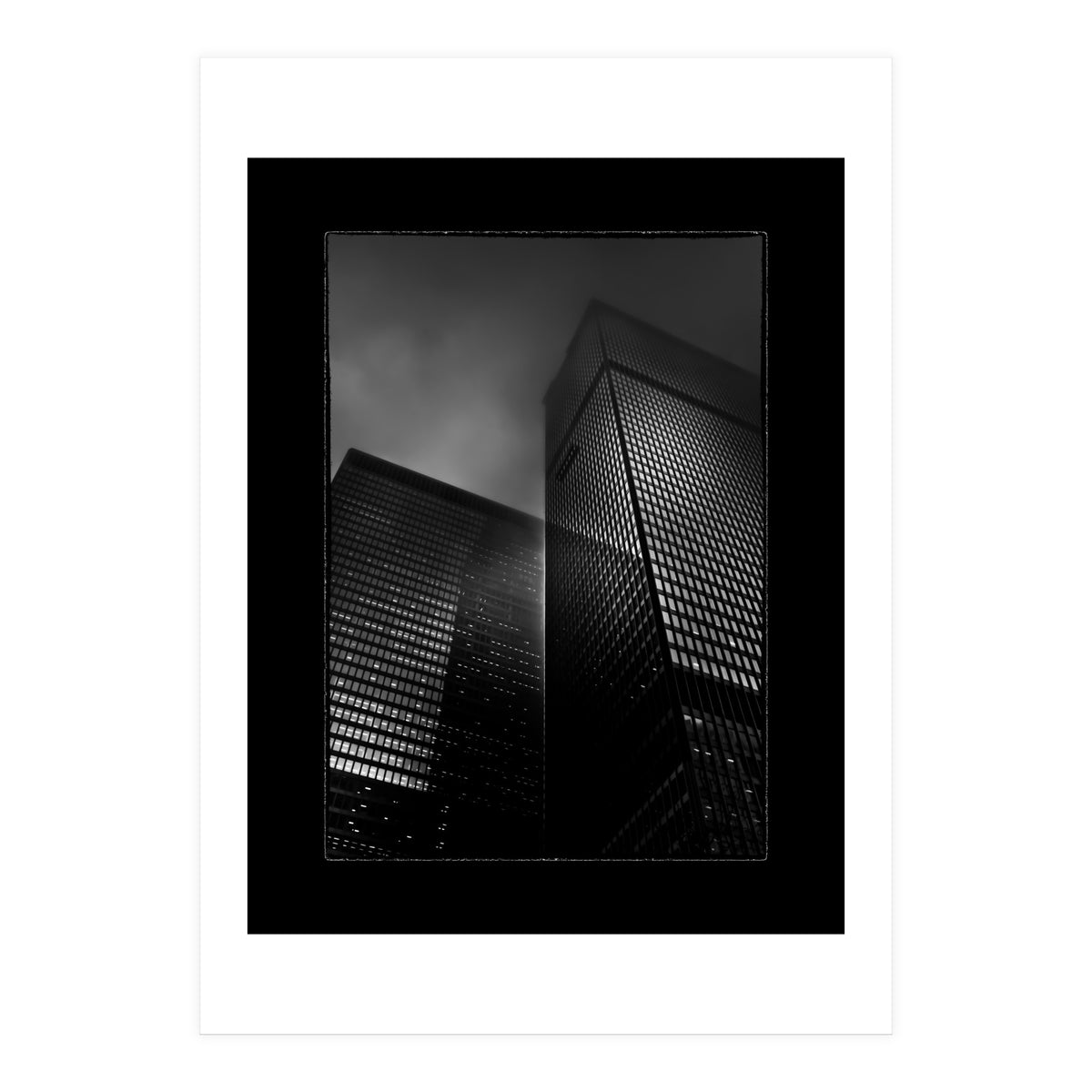 Downtown Fogfest No 17 with Border (Print Only)