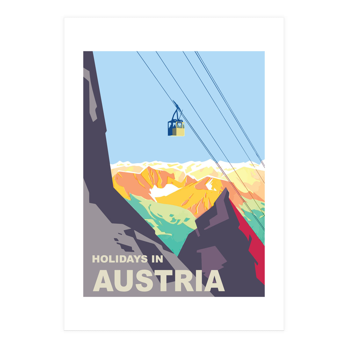 Holidays In Austria (Print Only)