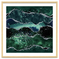 Emerald Glitter Agate Texture 05