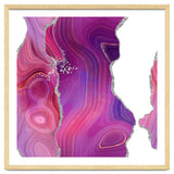 Magenta & Silver Agate Texture 05 thumbnail