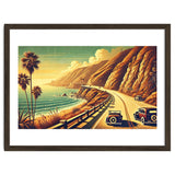 Vintage Coastal Road Journey Poster thumbnail