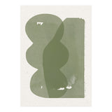 GREEN WATERCOLOR SHAPES NO.1  (Print Only) thumbnail