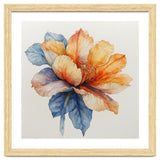 Ethereal Amber and Azure Bloom thumbnail